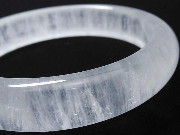 [Video][One of a kind] Rabbit Hair Fluorite 1pc (Bangle Bracelet) NO.7