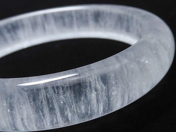 [Video][One of a kind] Rabbit Hair Fluorite 1pc (Bangle Bracelet) NO.8