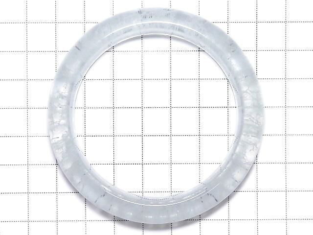[Video][One of a kind] Rabbit Hair Fluorite 1pc (Bangle Bracelet) NO.8