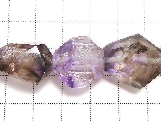 [Video][One of a kind] Water Elestial Quartz Faceted Nugget Bracelet NO.2