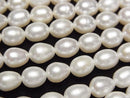 [Video] Fresh Water Pearl AA++ Rice 7x6x6mm White 1strand beads (approx. 15 inches/36 cm)