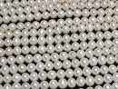 [Video] Fresh Water Pearl AA++ Potato 6mm White 1strand beads (approx. 15 inches/36 cm)
