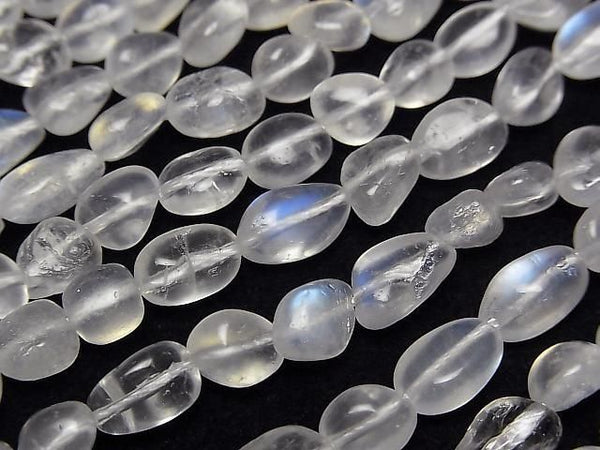 [Video] Royal Blue Moonstone AA++ Nugget 1strand beads (approx. 15 inches/38 cm)
