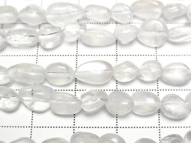 [Video] Royal Blue Moonstone AA++ Nugget 1strand beads (approx. 15 inches/38 cm)
