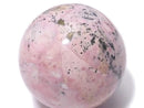 [Video][One of a kind] Rhodonite Silica Sphere, Round 47mm 1pc NO.1