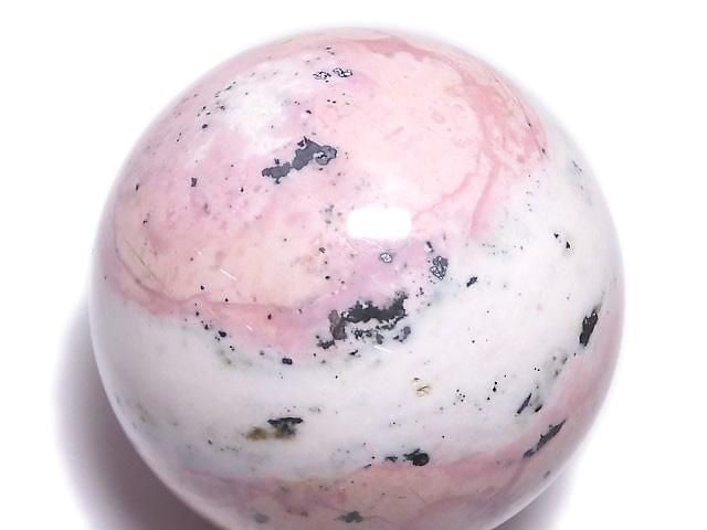 [Video][One of a kind] Rhodonite Silica Sphere, Round 51.5mm 1pc NO.9