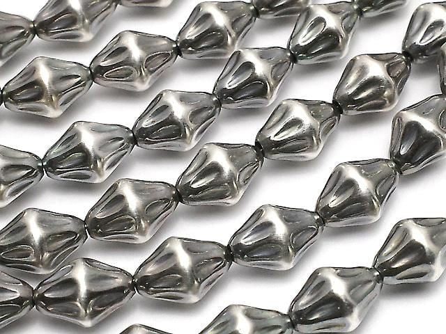 Silver925 Navajo Pearl Oval 9x6mm 2pcs