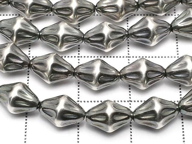 Silver925 Navajo Pearl Oval 9x6mm 2pcs