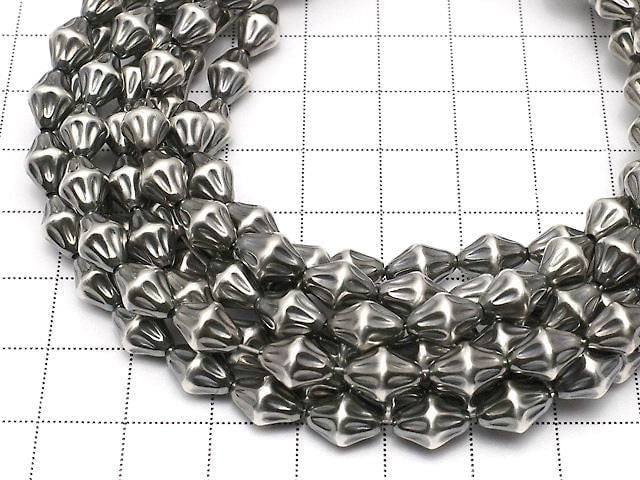 Silver925 Navajo Pearl Oval 9x6mm 2pcs