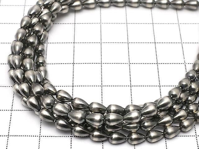 Silver 925 Navajo Pearl Drop 6x4mm 3pcs