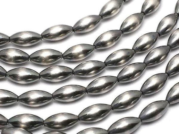 Silver925 Navajo Pearl Rice 8x4mm 2pcs
