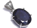 [Video][One of a kind] High Quality Iolite AAA- Faceted Pendant Silver925 NO.39
