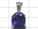 [Video][One of a kind] High Quality Iolite AAA- Faceted Pendant Silver925 NO.41
