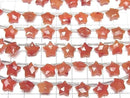 [Video] High Quality Carnelian AA++ Faceted Star 10x10mm 1strand (8pcs)