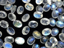 [Video] High Quality Rainbow Moonstone AAA- Loose Oval Faceted 8x6mm 3pcs