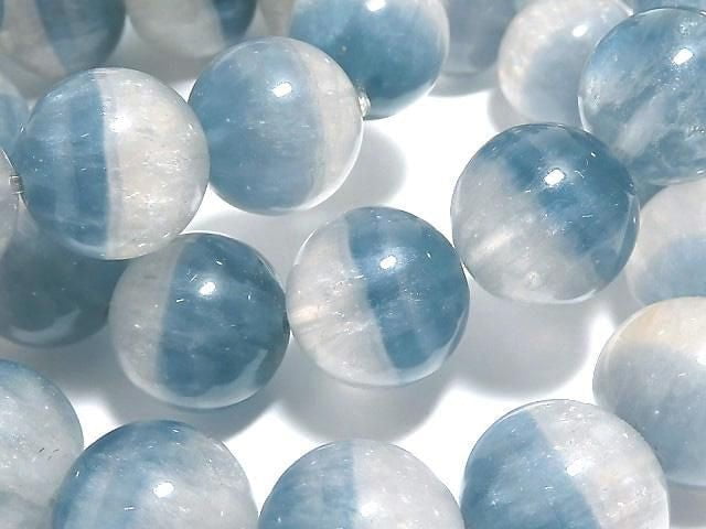 [Video] Bi-color Fluorite AAA Round 13mm Bracelet
