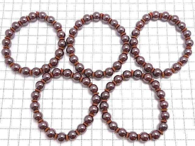 [Video] Cinnabar Round 10mm Bracelet