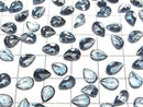 [Video] High Quality London Blue Topaz AAA Loose Stone Pear Shape Faceted 7x5mm [Light Color] 5pcs