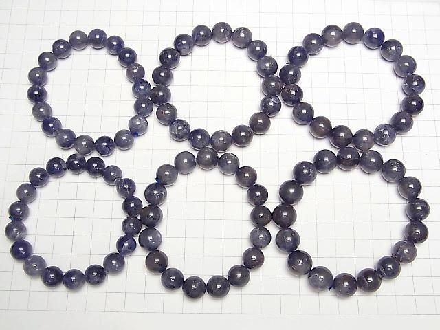[Video] Iolite AA+ Round 11mm 12mm 13mm Bracelet