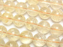 [Video] Light color Citrine AA++ Round 10mm half or 1strand beads (approx. 15 inches/36 cm)