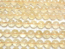 [Video] Light color Citrine AA++ Round 10mm half or 1strand beads (approx. 15 inches/36 cm)
