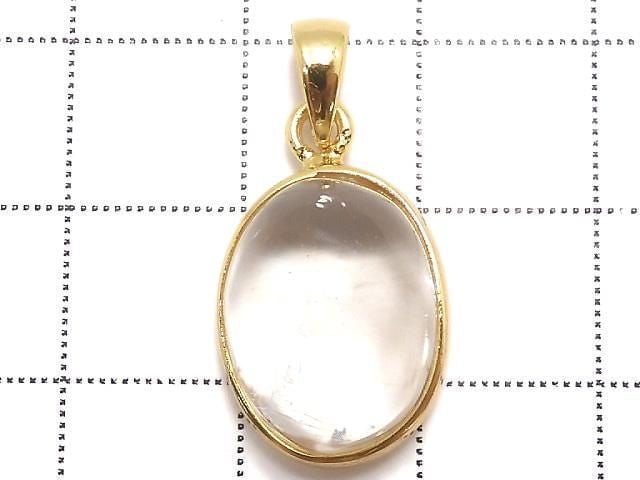 [Video][One of a kind] Iris Quartz AAA- Pendant 18KGP NO.6