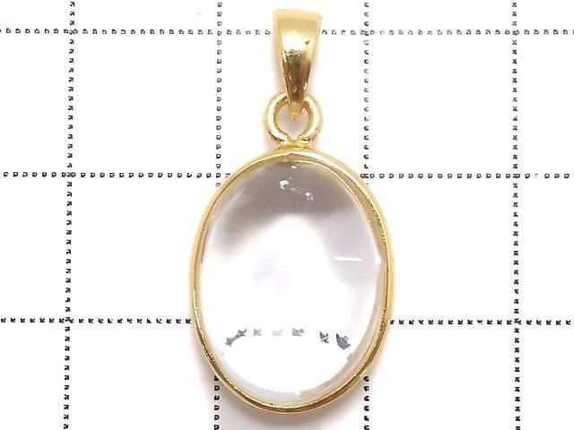 [Video][One of a kind] Iris Quartz AAA- Pendant 18KGP NO.9