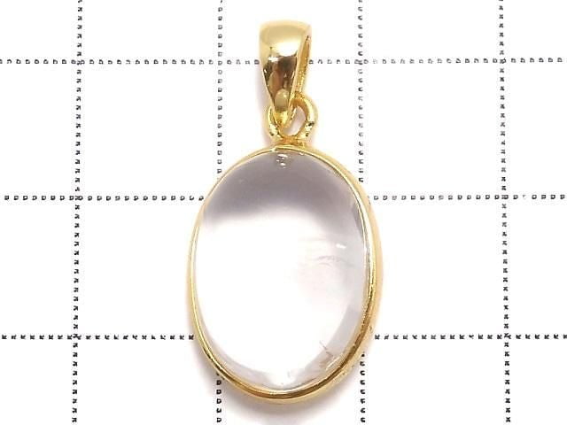 [Video][One of a kind] Iris Quartz AAA- Pendant 18KGP NO.10