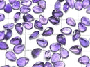 [Video]High Quality Amethyst AAA Loose stone Pear shape Faceted 7x5mm 10pcs