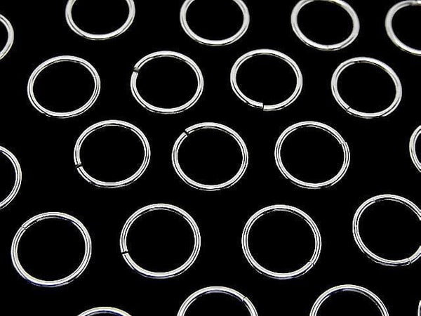 Silver925 Jump Ring (Open and Close Type) 6, 8, 10, 12mm Gauge 1.0mm Pure Silver Finish 10pcs