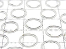Silver 925 Jump Ring (Open/Close Type) 6, 8, 10, 12mm Gauge 1.0mm Pure Silver Finish 5pcs