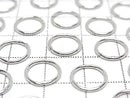 Silver925 Jump Rings (Open and Close Type) 6, 8, 10, 12mm Gauge 1.0mm Rhodium Plated 10pcs