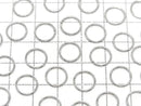 Silver925 Jump Rings (Open and Close Type) 6, 8, 10, 12mm Gauge 1.0mm Rhodium Plated 10pcs