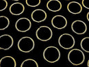 Silver925 Jump Ring (Open and Close Type) 6, 8, 10, 12mm Gauge 1.0mm 18KGP 10pcs