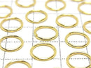 Silver925 Jump Ring (Open and Close Type) 6, 8, 10, 12mm Gauge 1.0mm 18KGP 10pcs