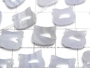 [Video] Blue Lace Agate AA Cat Motif 10x12mm [Horizontal hole] 2pcs
