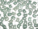 [Video] Green Aventurine Cat Motif 10x12mm [Horizontal hole] 3pcs