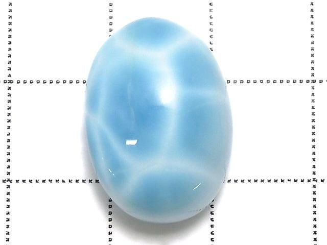 [Video][One of a kind] Larimar Pectolite AAA Cabochon 1pc NO.222