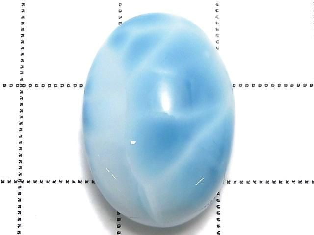 [Video][One of a kind] Larimar Pectolite AAA Cabochon 1pc NO.227