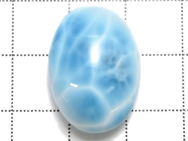 [Video][One of a kind] Larimar Pectolite AAA Cabochon 1pc NO.228