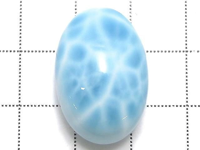 [Video][One of a kind] Larimar Pectolite AAA Cabochon 1pc NO.235