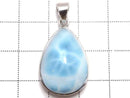 [Video][One of a kind] Larimar Pectolite AAA Pendant Silver925 NO.25