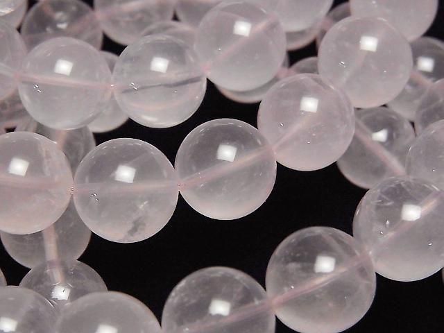 [Video] High Quality Rose Quartz AA++ Round 12mm Bracelet