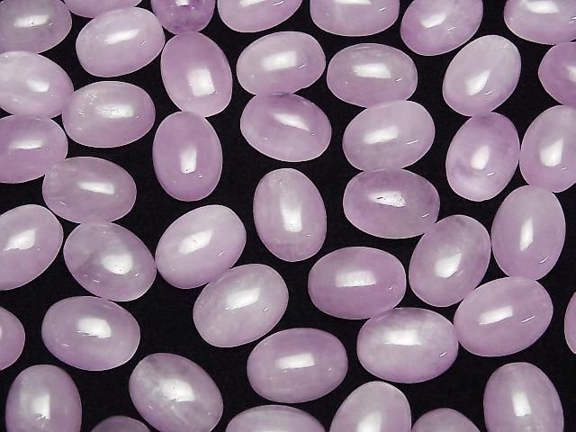 [Video] Nigerian Kunzite AAA- Oval Cabochon 16x12mm 1pc