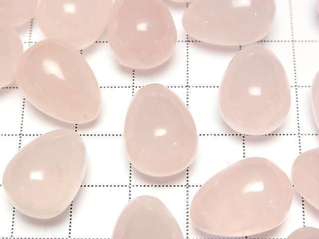 [Video] Rose Quartz AA++ Undrilled Drop 18x13mm 2pcs