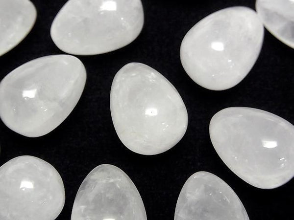 [Video] White Jade Undrilled Drop 18x13mm 2pcs