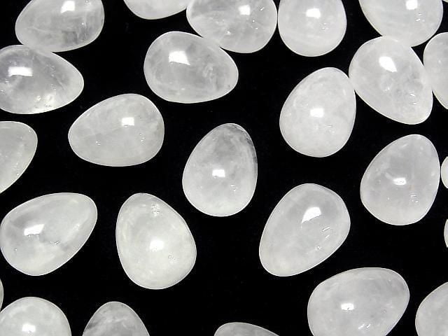[Video] White Jade Undrilled Drop 18x13mm 2pcs