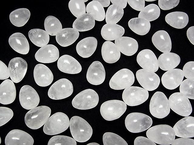 [Video] White Jade Undrilled Drop 18x13mm 2pcs