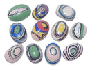 [Video][One of a kind] Rainbow Calsilica Cabochon 11pcs Set NO.3