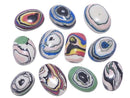 [Video][One of a kind] Rainbow Calsilica Cabochon 11pcs Set NO.7
